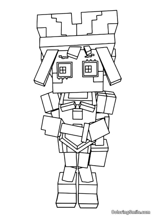 Pomni i Maynkraft Stil - Farvelægningsside