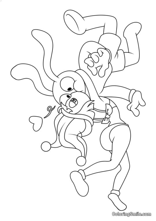 Pomni Fejrer Jacks - Farvelægningsside