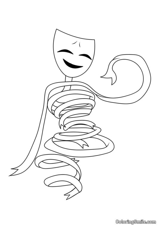 Gangl fra den Fantastiske Digitale Cirkel - Farvelægningsside