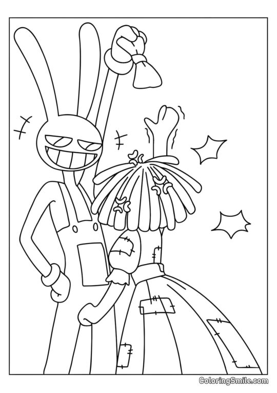 Jacks Dræner Ragata - Farvelægningsside