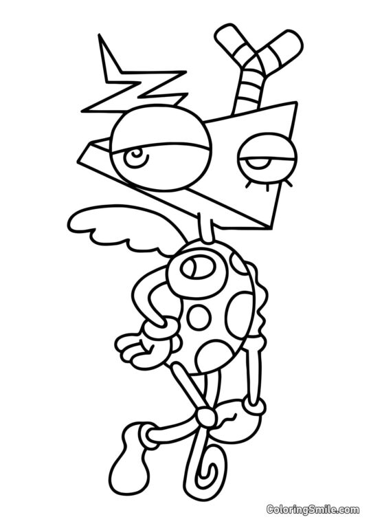 Zubl fra Digital Cirkel - Farvelægningsside