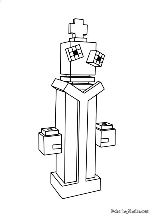 Korall i Maynkraft Stil - Farvelægningsside