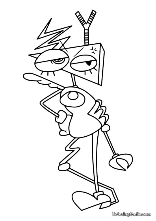 Ubearbejdelig Zubl - Farvelægningsside