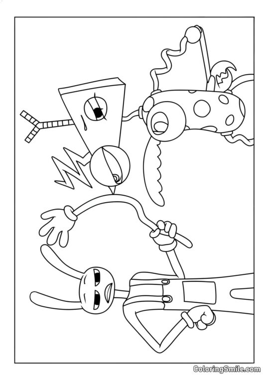 Jacks og Zubl - Farvelægningsside