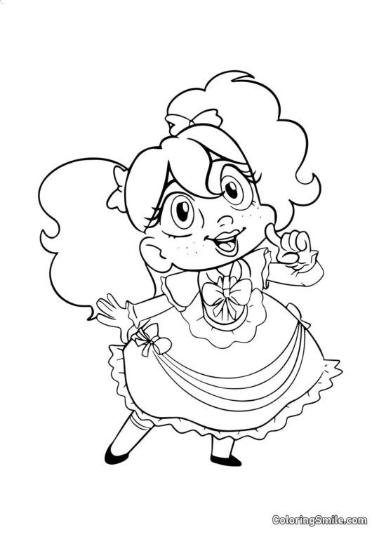 Poppy Playtime dukke Poppy Playtime dukke - Farvelægningsside