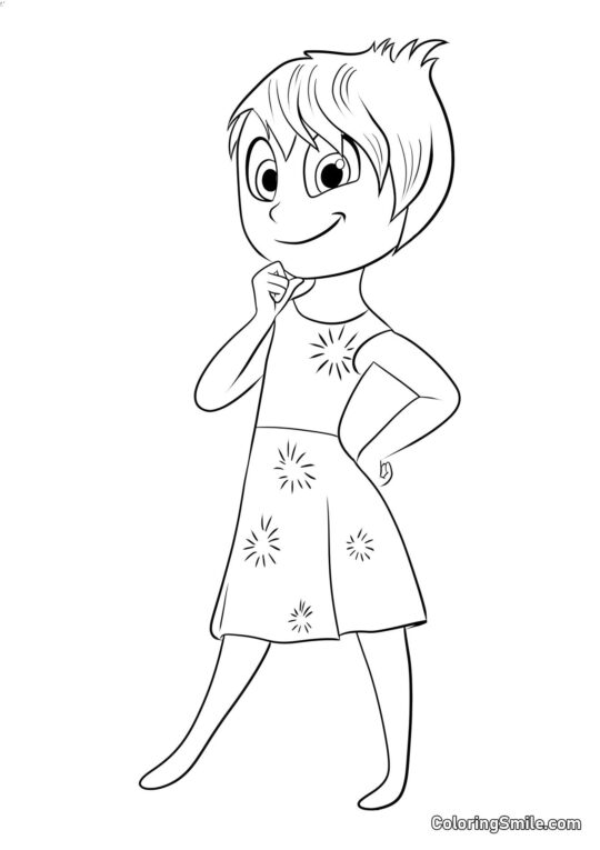 Energetisk Glæde fra Inderst Inde 2 - Farvelægningsside