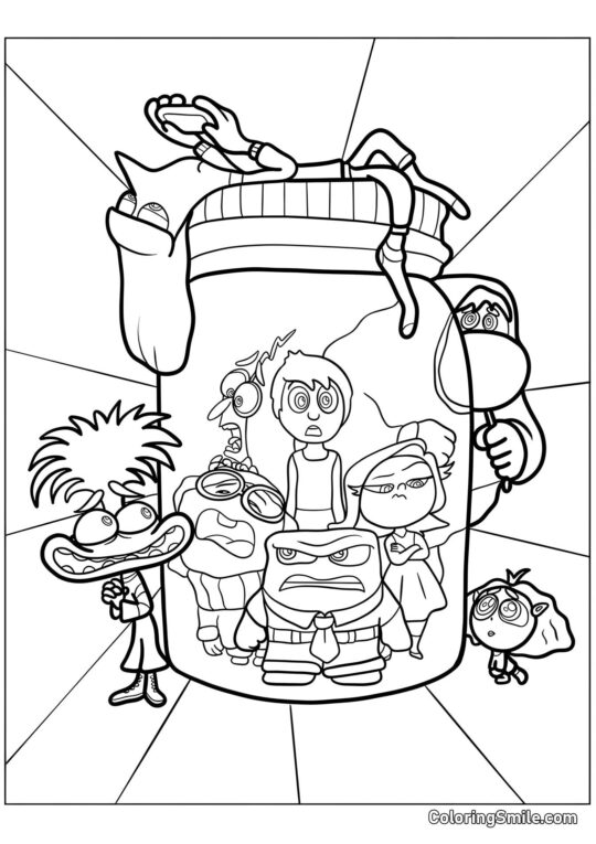 Nye følelser flasket op de gamle - Farvelægningsside