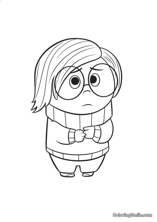 Sorg - Farvelægningsside