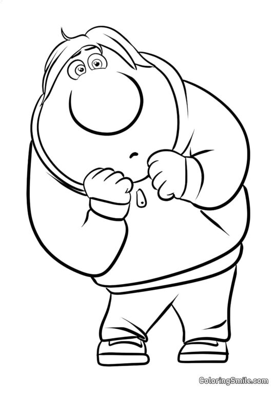 Følelse Skam i fuld vækst - Farvelægningsside