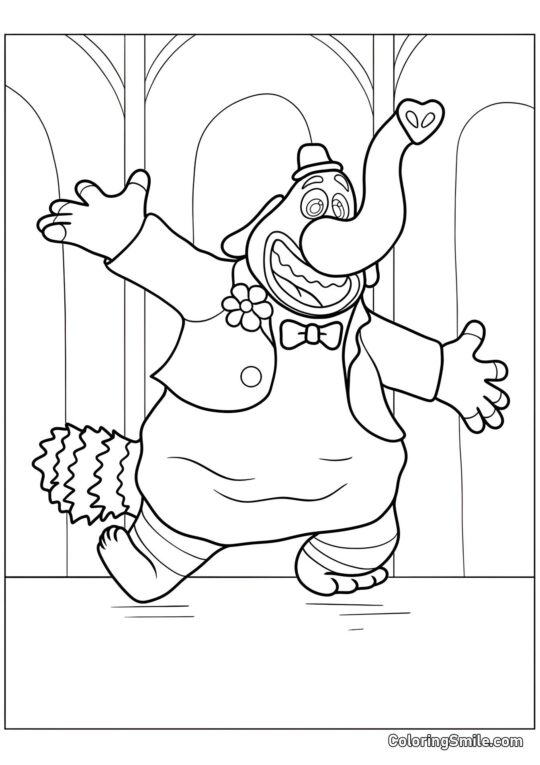 Bing Bong fra Inderst Inde - Farvelægningsside