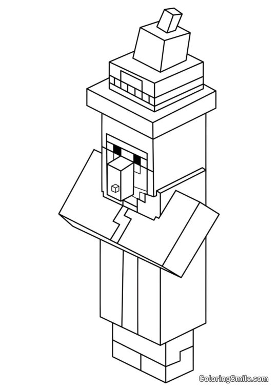 Minecraft Heks Minecraft Heks - Farvelægningsside
