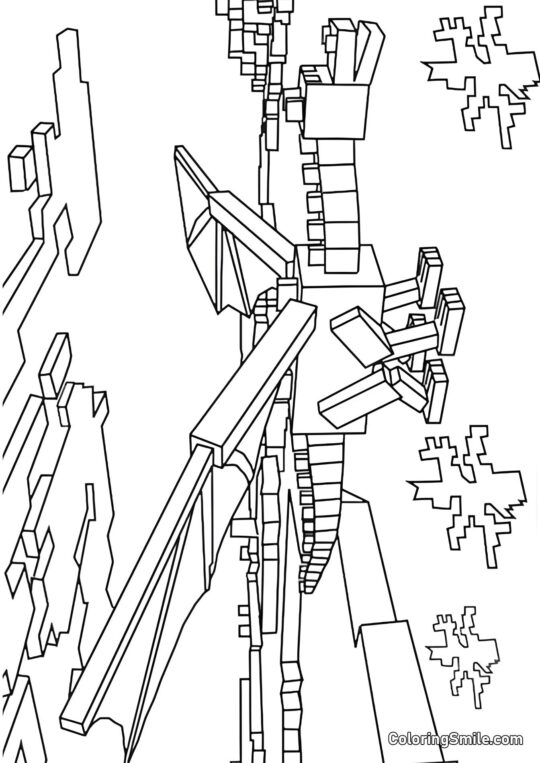 Ender Drage Ender Drage - Farvelægningsside