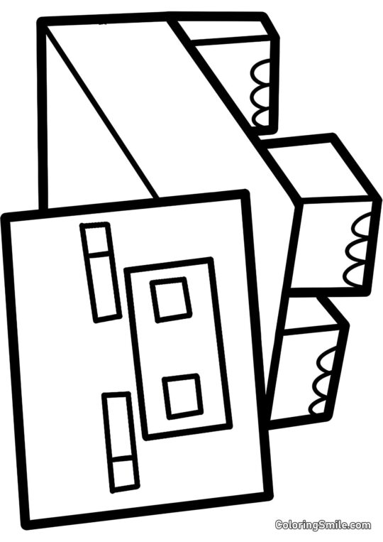 Minecraft Gris Minecraft Gris - Farvelægningsside