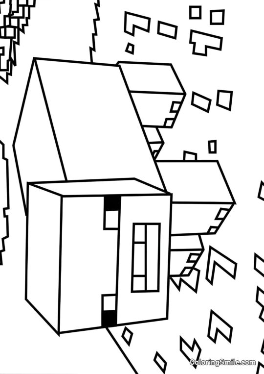 Minecraft Gris Minecraft Gris - Farvelægningsside