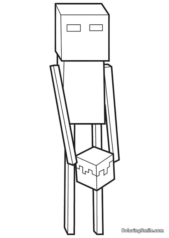 Enderman Enderman - Farvelægningsside