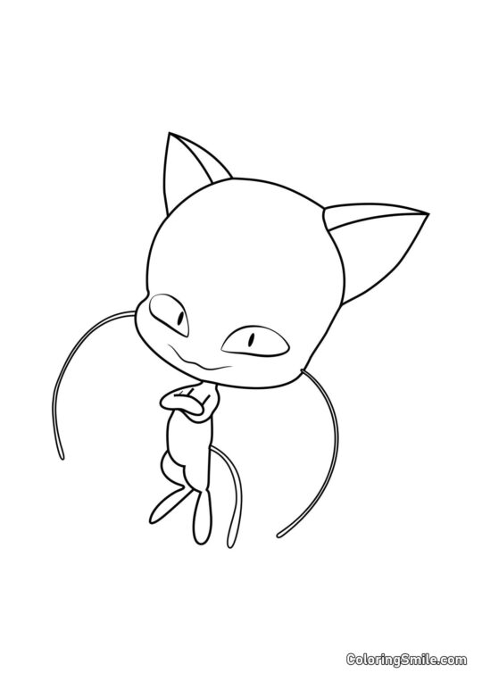 Plagg — Ødelæggelse Kwami - Farvelægningsside