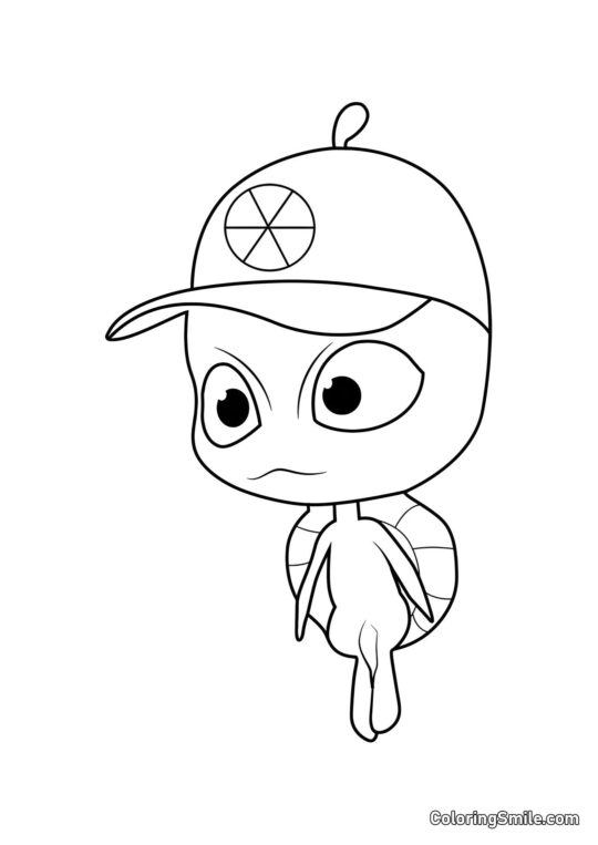 Wayzz — Beskyttelse Kwami - Farvelægningsside