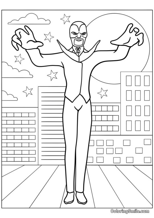 Ond Hawk Moth - Farvelægningsside