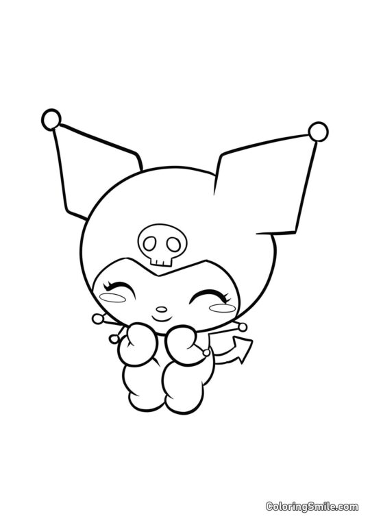 Kuromi Flov - Farvelægningsside