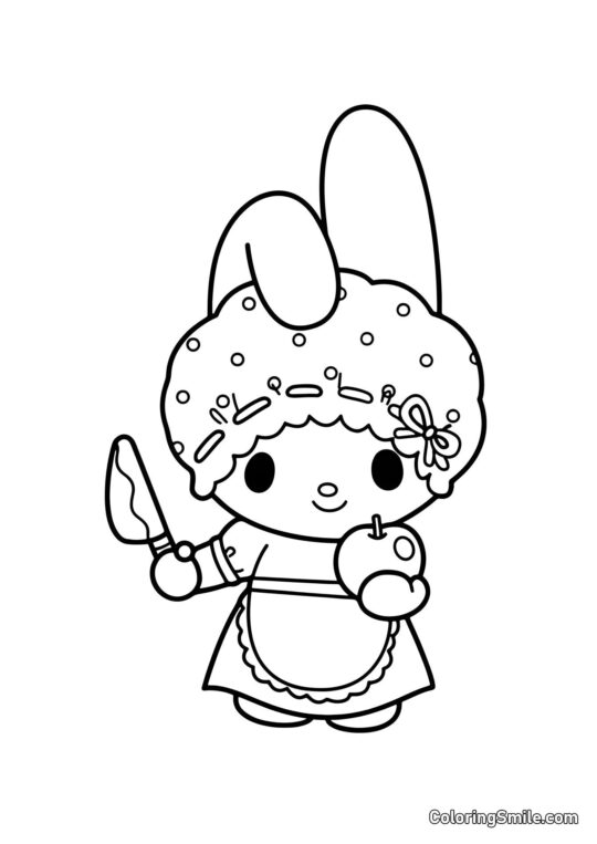 Mor My Melody - Farvelægningsside