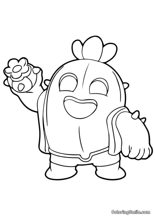 Spike Brawl Stars - Farvelægningsside