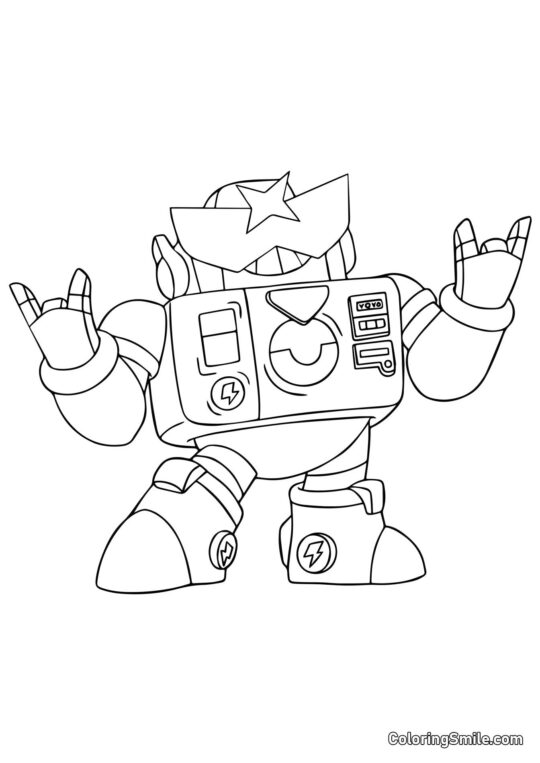 Colt Brawl Stars - Farvelægningsside