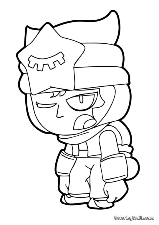 Sandy Brawl Stars - Farvelægningsside