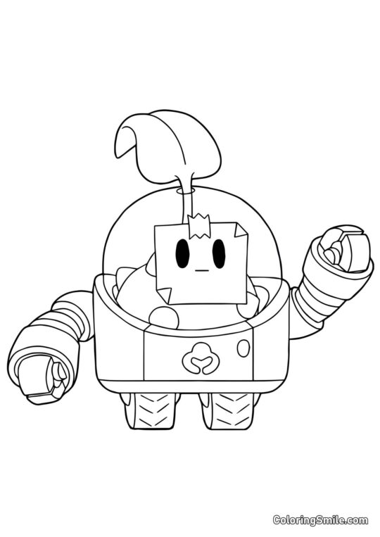 Sprout Brawl Stars - Farvelægningsside