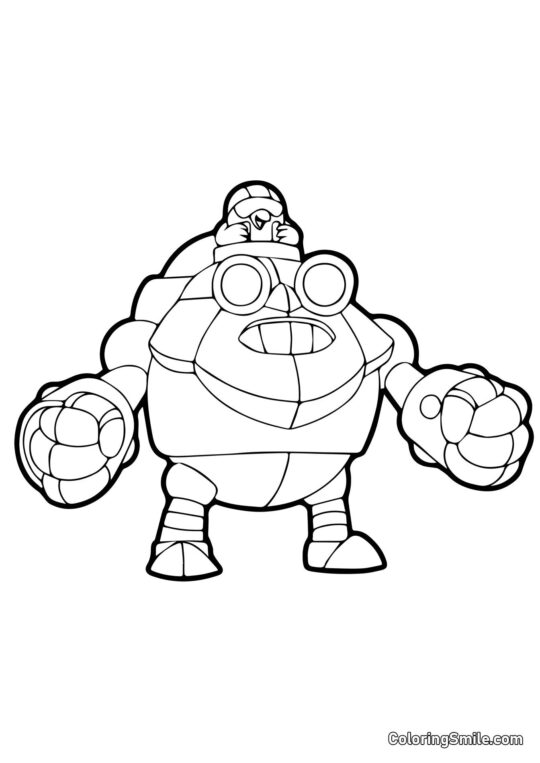 Dynamike Brawl Stars - Farvelægningsside