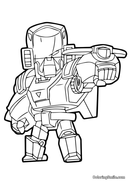 Mecha Bo Brawl Stars - Farvelægningsside