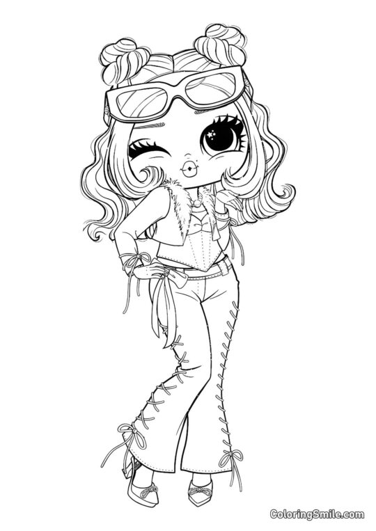 LOL OMG Solopgang - Farvelægningsside