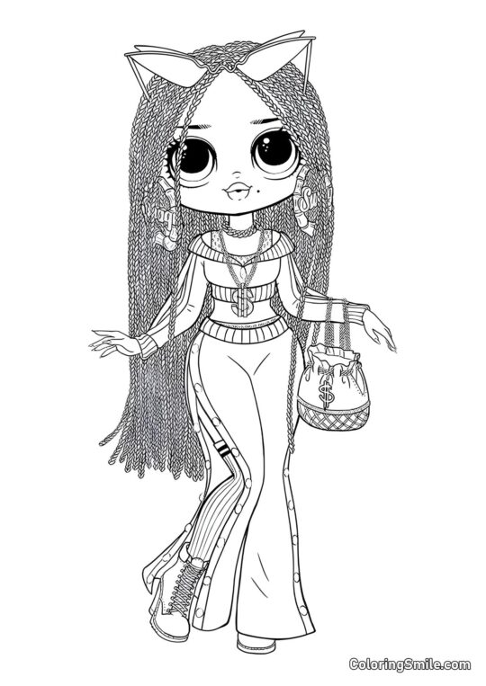 LOL OMG Swag - Farvelægningsside