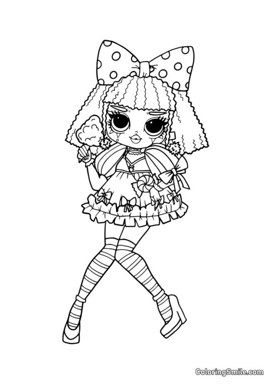 LOL OMG Trixsta - Farvelægningsside