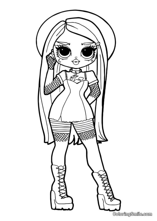 LOL OMG Lille Heks Witchey Baby - Farvelægningsside