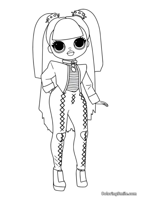 Krydret LOL OMG Dans - Farvelægningsside