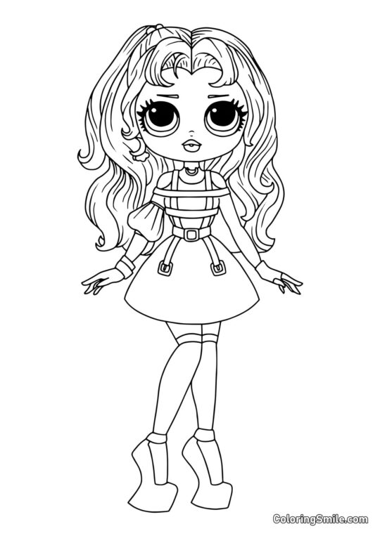 LOL OMG Store Søster Twilight - Farvelægningsside