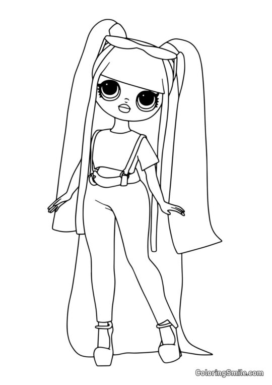 Kitty K LOL OMG Remix - Farvelægningsside