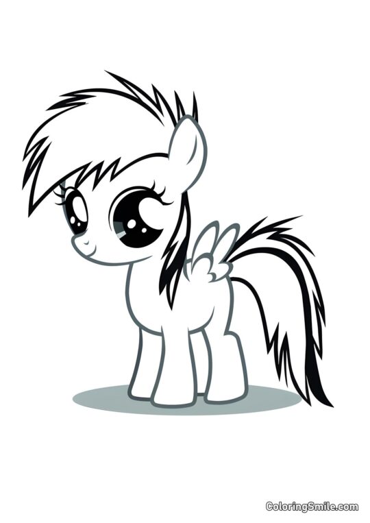 Rainbow Dash Rainbow Dash - Farvelægningsside