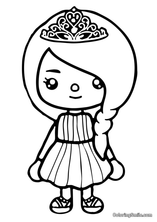 Toca Boca Elsa Toca Boca Elsa - Farvelægningsside