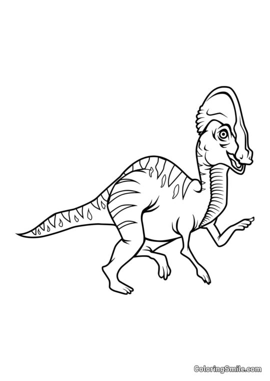 Corythosaurus - Farvelægningsside
