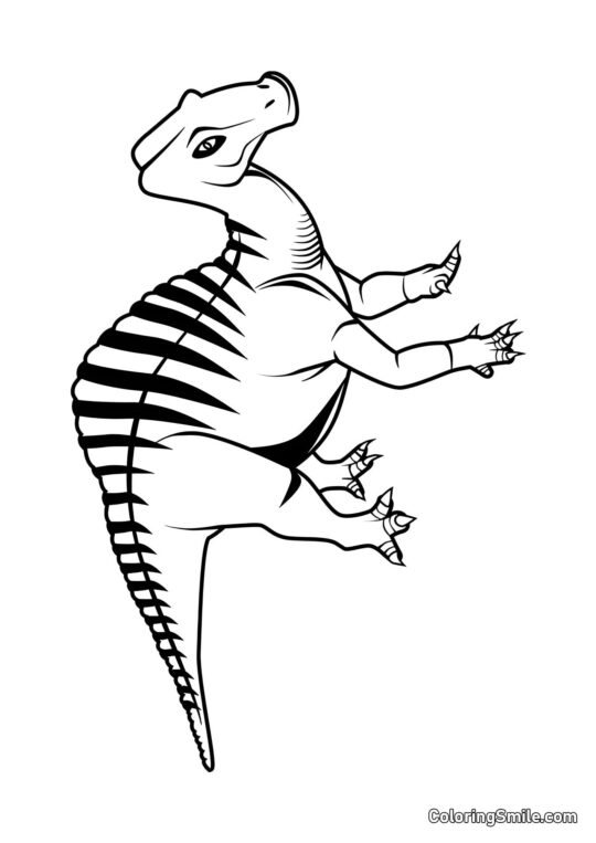 Ouranosaurus - Farvelægningsside