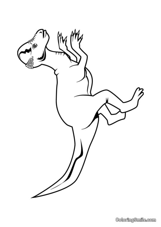 Pachycephalosaurus - Farvelægningsside