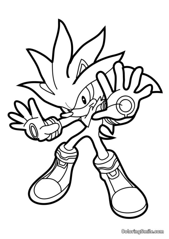 Silber - Farvelægningsside