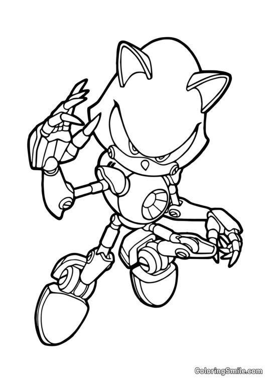 Metal Sonic - Farvelægningsside