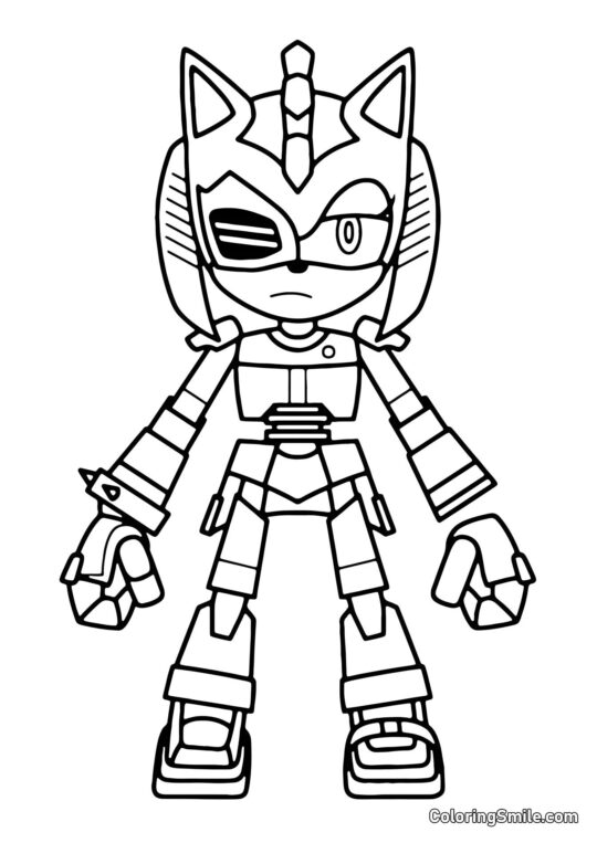 Rusty Rose - Farvelægningsside