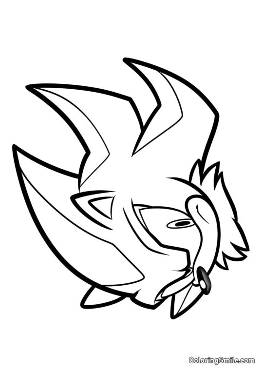 Pindsvin Shadow - Farvelægningsside