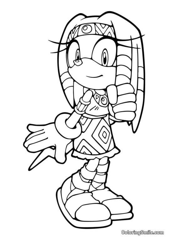 Tikal - Farvelægningsside