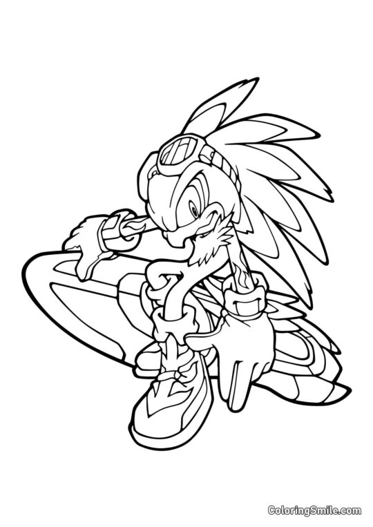 Hawk Jet - Farvelægningsside