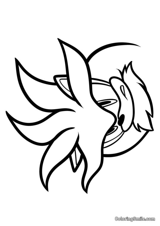 Pindsvin Silver - Farvelægningsside