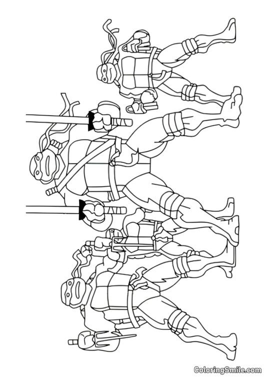 Skildpadder Samlet Skildpadder Samlet - Farvelægningsside